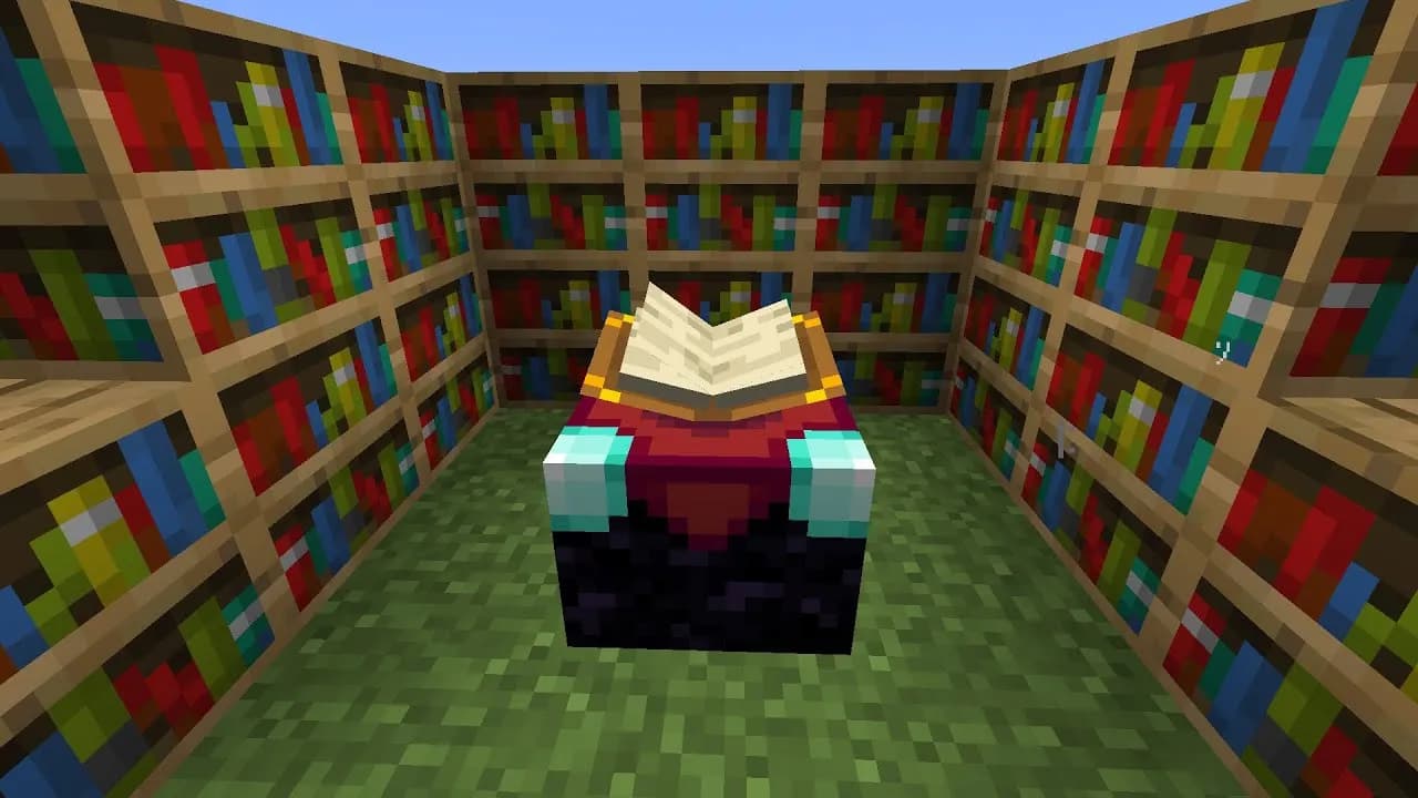 Jak zrobić stół do enchantowania w Minecraft i zyskać potężne moce